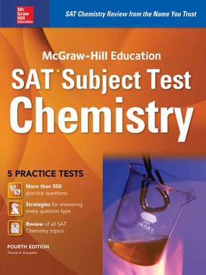 cover image of McGraw-Hill Education SAT Subject Test Chemistry 4th Ed.